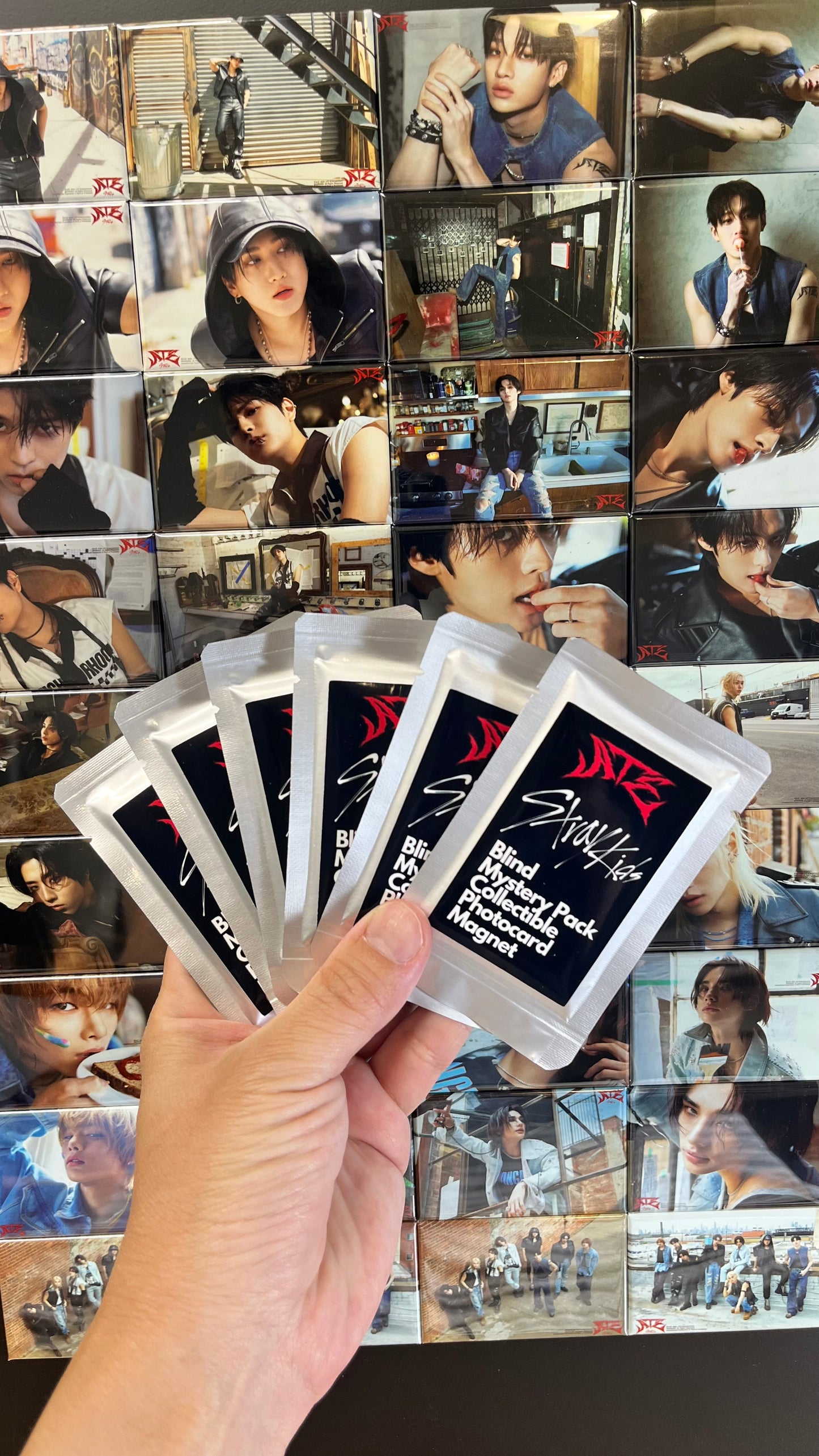 Stray Kids Blind Photo Magnets