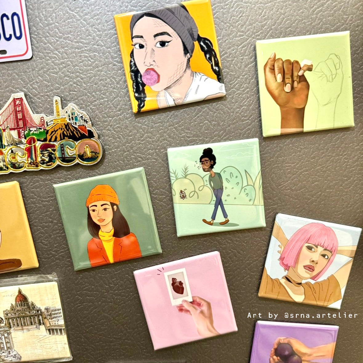 Custom Square Fridge Magnets – Square Mags