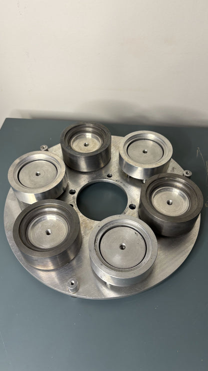 Tecre 2-1/4" Round Dieset for Model 152 Button Magnet Machine Automatic 2.25"