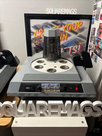 Tecre 152 With 1.5” Round Dieset Automatic Button Magnet Making Machine