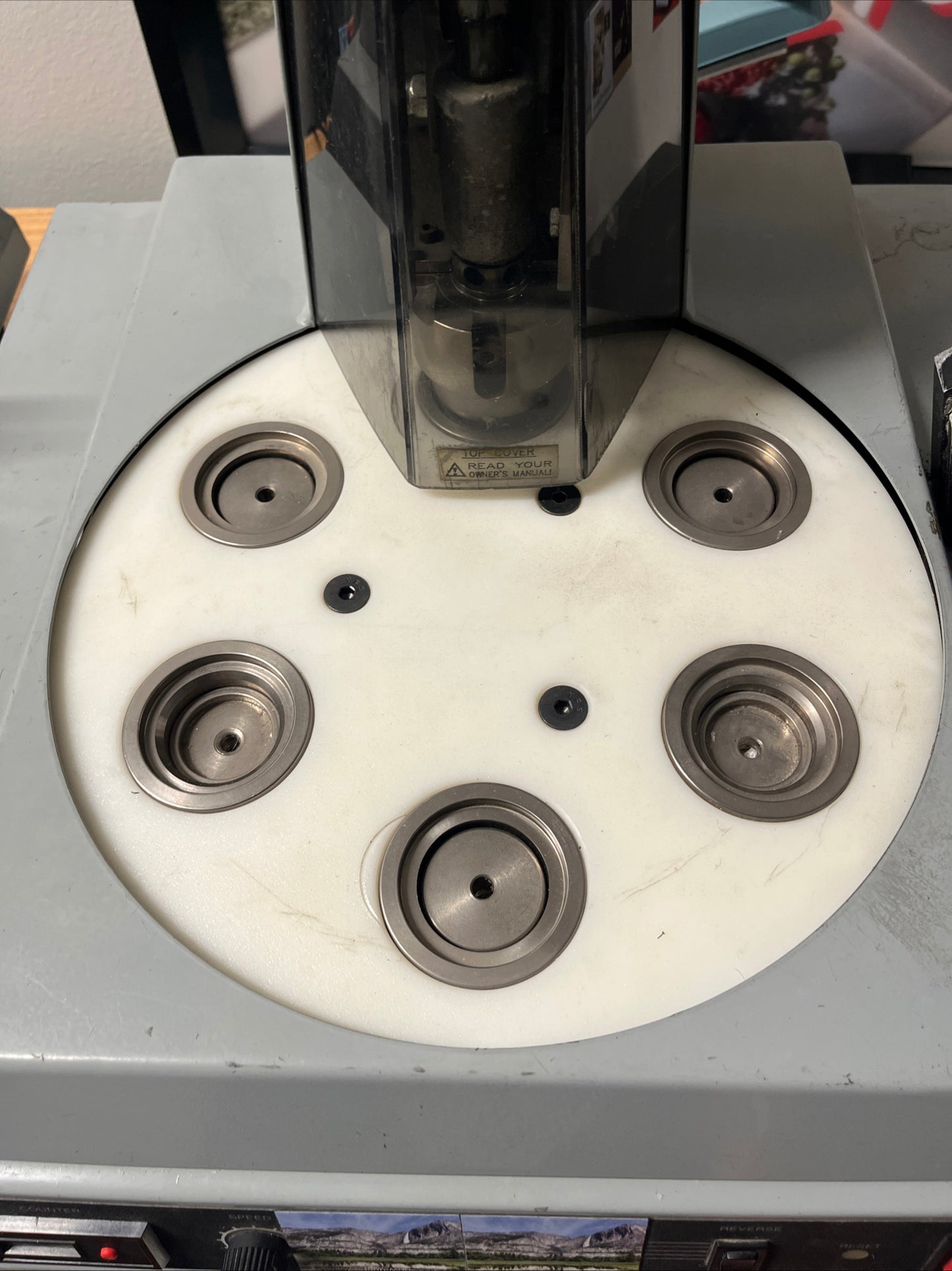 Tecre 152 With 1.5” Round Dieset Automatic Button Magnet Making Machine