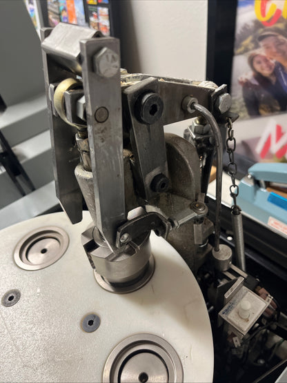 Tecre 152 With 1.5” Round Dieset Automatic Button Magnet Making Machine